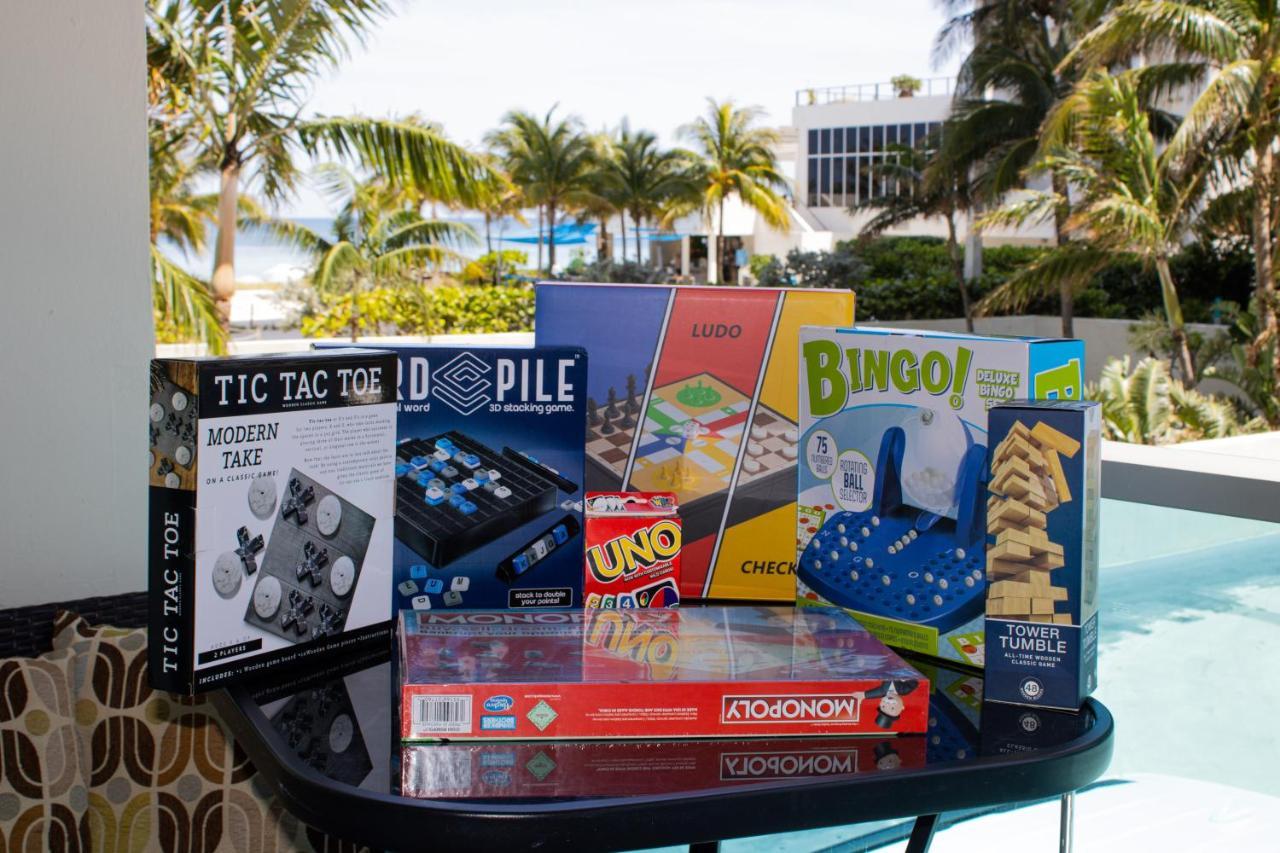 Beach Bliss Steps To Ocean, Pool & Game Room Fun Hollywood Eksteriør billede